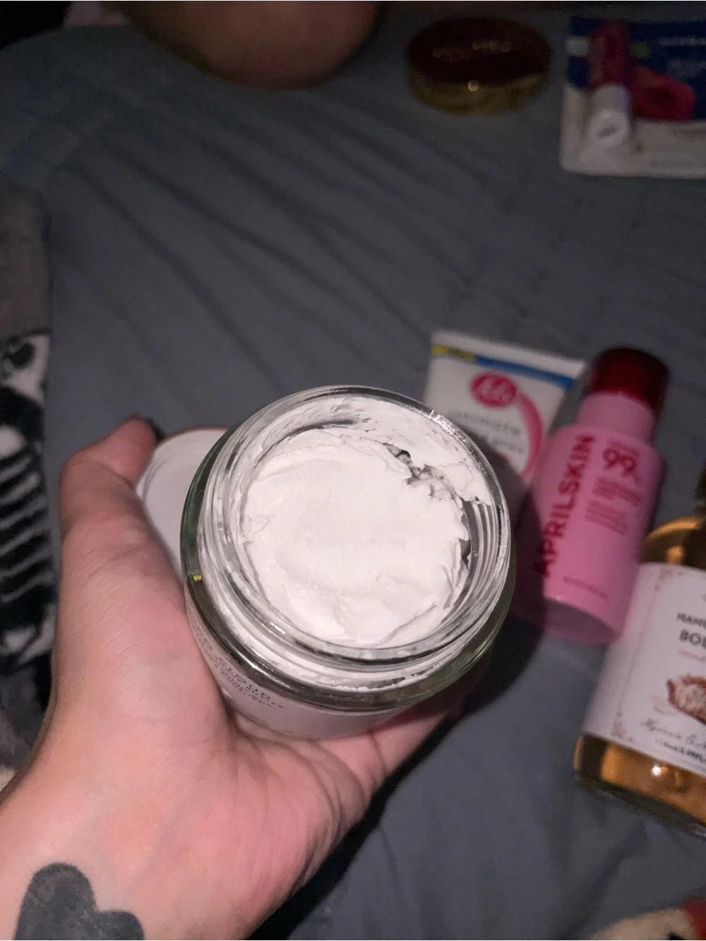 TRULY Body Butters Set with Pink & White Jars + Blue Hydrating Mist